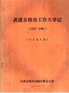 武进县粮食工作大事记1971-1981 征求意见稿_1982版_PDF电子版下载